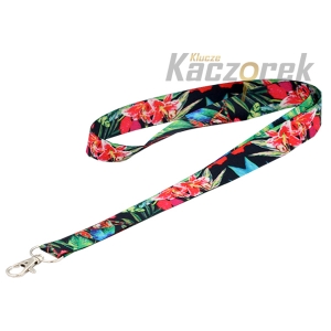 Smycz 091 - 20 mm - kwiaty 2